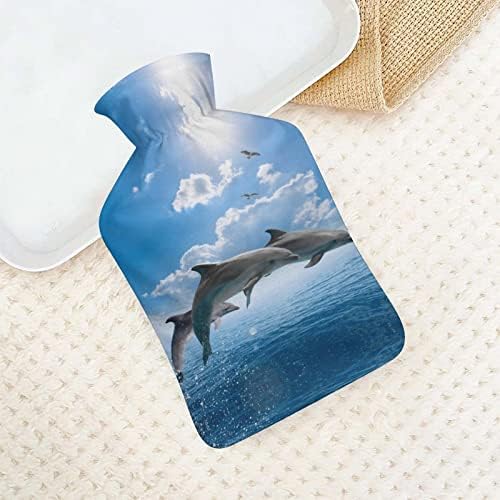 דולפינים ים ולווייתנים שקית מים חמים שקית מים חמודה זריקת מים חמודה בקבוק מים חמים כף רגל כף רגל חמה