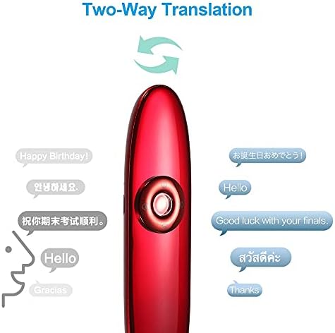 נייד קול מתורגמן מכשיר 42 שפות בזמן אמת מיידי שני-דרך תרגום שימוש עם אפליקציה תמיכה חוזר תרגום