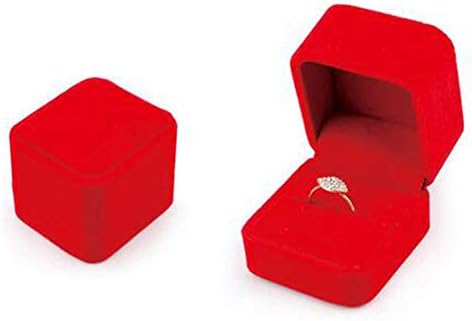 תכשיטי קופסא, קטיפה מצגת תכשיטי טבעת שרשרת צמיד אחסון תצוגת תיבת מקרה מתנה - שחור גדול תליון תיבה