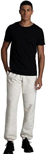 מכנסי טרנינג צמר נוחות מעוצבים לגברים עם כיסים, תערובת כותנה רכה במיוחד, מידות פי 2