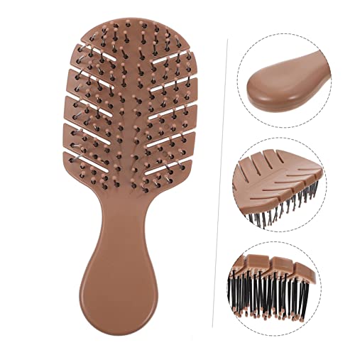 Hemoton 1pc מסרק מסרק מברשת שיער מחליק מברשת שיער לנשים לנשים עיסוי קרקפת כלים קשרים כלים ביתיים מתולתלים שיער מתכת