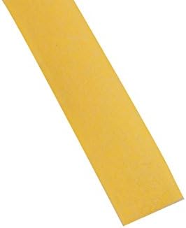 AEXIT 2 PCS ציוד חשמלי נייר קרפ קלטת מיסוך מטרה כללית צהוב 8 ממ רוחב 50 מטר אורכו
