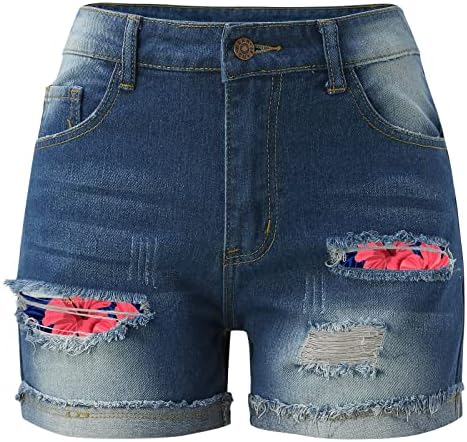 בתוספת גודל ג 'ינס מכנסיים קצרים קרע ז' אן מכנסיים נשים קיץ קצר מכנסיים סקסי ג ' ינס דק חור מכנסיים קצרים גבוהה