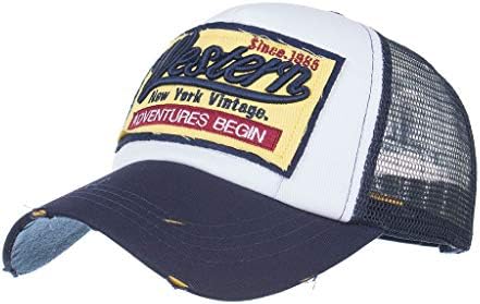 כובע בייסבול קלאסי לגברים נשים רשת נושמת קלה מתכווננת מתכווננת להדפיס אותיות חיצוניות
