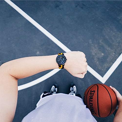 החלפת רצועת שעון סיליקון אוניברסלית, 20 ממ רצועות רכות תואמות ל- Gizmo Watch/Samsung Galaxy Watch Active/42mm/Gear Sport/Huawei