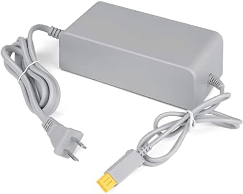 כבלים Mebczyk ו- AC מתאמי AC עבור Wii U, Wii U Controller Charger, כבל חשמל 15V, החלפה ל- Nintendo Wiiu