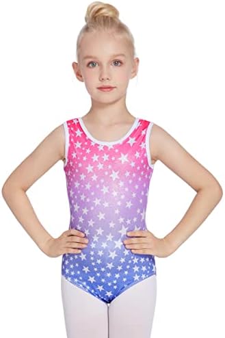 ארשיינר ילד נערות נוצצות כוכבים מתעמלים בבלוך גוף בלט מבריק תלבושת חתיכה אחת