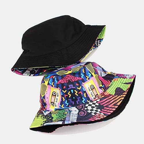 Arogheiz 3 אריזות דלי הדפסה כובע דייגים חמודים כובע קיץ כובע שמש אריזה לנשים גברים
