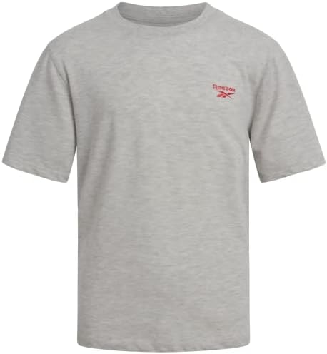 חולצת טריקו פעילה של ריבוק בנים-2 חבילות חולצת ביצועים בכושר יבש לבנים-ילדים ספורט ספורטיבי
