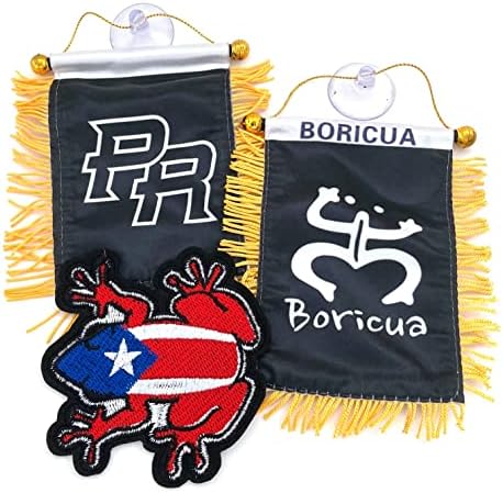 דגלי פוארטו ריקו למכוניות אביזרים מדבקות מדבקות מדבקות פוארטו ריקני PR בתים איכותיים תוצרת Banderas Para