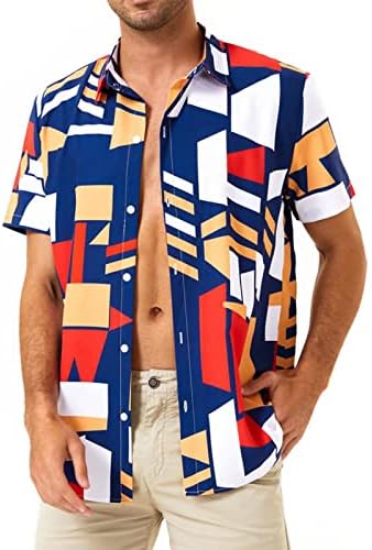 חולצה הוואי של Wenkomg1 לגברים, חולצת באולינג מודפסת