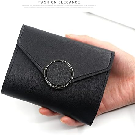 קטן ארנק עבור נשים דק במיוחד עור מפוצל אשראי כרטיס מחזיק מצמד ארנקים לנשים