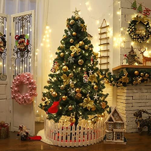 עץ חג המולד המלאכותי לחג המולד של אינדיא, עץ אורן חג המולד, עם פקטי LED, קישוטים לכדור חג המולד, מתאים מאוד לקישוטים