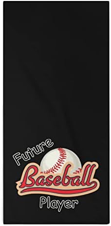 מגבת כביסה של שחקן בייסבול עתיד מגבת 28.7 X13.8 מטליות פנים סיבי סופר -סיבים סופגים מגבות מגבות
