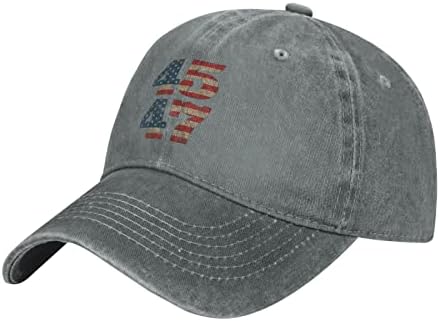 כובע 45 47 טראמפ 2024 כובע לגברים בייסבול כובעי בציר כובע