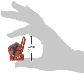 בובת אצבעות נפוחה של נינג'ה - חתיכה אחת, 1 1/4 x 2, אדום