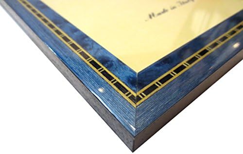 טיזו 4 x 6 מסגרת עץ כחולה, מיוצרת באיטליה