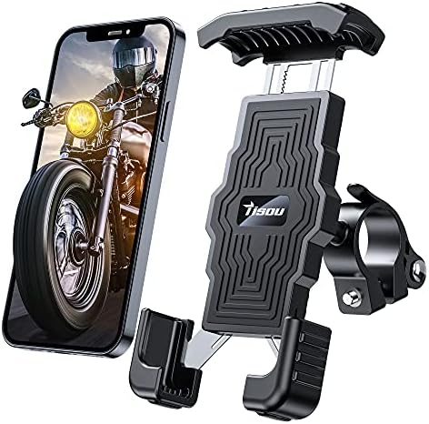 אופניים מחזיק טלפון, אופנוע 360 סיבוב אופניים מחזיק טלפון, קטנוע כידון טלפון סלולרי מהדק קליפ לאייפון 12 פרו מקס11 פרוקסרקס