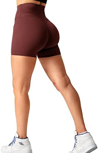 מכנסי אימון של יאוריאו גרייס לנשים להרימת התחת המותניים במותן גבוה לבקרת בטן מכנסי חדר כושר יוגה מכנסיים קצרים