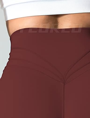 חותלות אימון של Yeoreo Grace עבור נשים הרמת בקרת בטן מכנסי דחיסת יוגה במותניים גבוהות