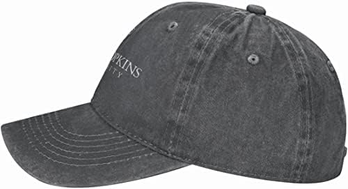 ג ' ונס הופקינס אוניברסיטת כובע מתכוונן בייסבול כובע כותנה קאובוי כובע, אופנתי לגבר אישה