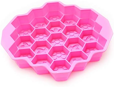 תבניות סבון דבורים חלת דבש 19 חללים חללים קינוח מחבת עוגת אפייה תבניות סיליקון