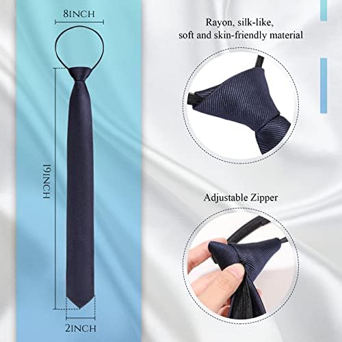 4 חתיכות רוכסן קשרי לגברים מתכוונן גברים של קשור עניבות רוכסן על עניבה לגברים רוכסן סקיני עניבה קליפ על עניבה דקה