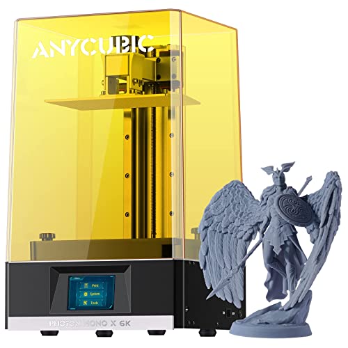 AnyCubic Photon Mono X 6K שרף 3D מדפסת + שרף מדפסת תלת מימד של AnyCubic, 1 קג