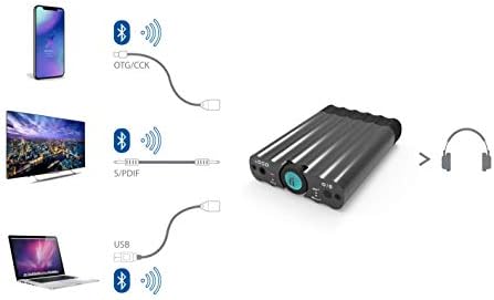 IFI XDSD DAC נייד Bluetooth ומגבר אוזניות - עבור סמארטפונים/טאבלטים/מחשבים/נגני שמע דיגיטליים