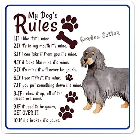 שלי כלב של כללים מצחיק כלב מתכת פח סימן מתכת אמנות עם סרקסטי לחיות מחמד כלב אומר רטרו חמוד גור כלב סימן במצוקה כלב קיר תליית