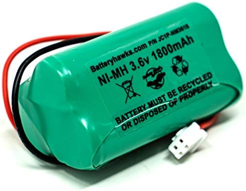Unitech Ni-MH AA1800MAH אור סולארי 3.6V AA NIMH 1800 MAH 3.6V 1800MAH NI-MH Sulding Pack Pack להחלפה לחירום/יציאה נורית
