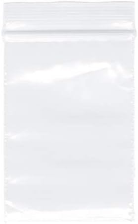 רוכסן פלימור שקיות ניילון משוחזרות, 2 מיל, 1.5 x 2