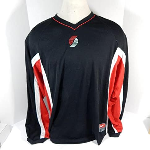 משחק Portland Trailblazers של 2000s הונפק חולצת קליעה שחורה 2xl DP42775 - משחק NBA בשימוש