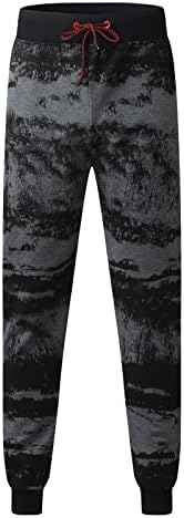 מכנסי טרנינג לגברים, 2022 אופנה הרמון היפ הופ אמנות עניבה צבע הדפסת מכנסי ריצה קיץ שרוך ספורט רצים