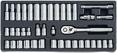 אומן מכונאי כלי סט, 308 חתיכות, כולל מחגרות, שקעים, משושה מפתחות וברגים
