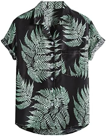 חולצות Hawaiian Hawaiian גברים XXBR מכפתור מכפתור מזדמן מכנסיים קצרים מודפסים מקצרים בקיץ ביץ 'חליפות חליפות