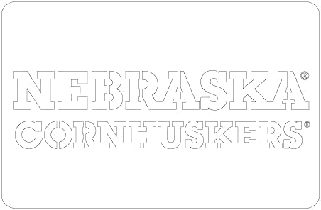 S-Stencil Nebraska and Cornhusker