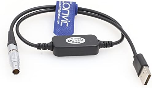 Eonvic 12V USB עד 2 PIN כבל מתאם כוח עבור SAMLL HD TERADEK BOLT PRO
