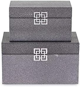 קופסאות סגרין כסף 2 של צ'אונג של צ'אונג, אפור