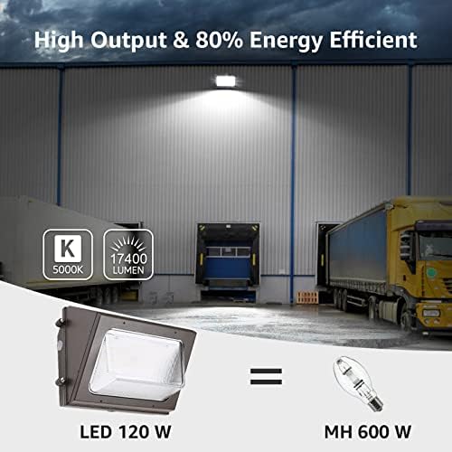 צרור - 2 פריטים: 2 חבילה WL5000 LE Solar Flight Lights Outdoor Motion אורות אבטחה מופעלים ואור אריזת קיר LED
