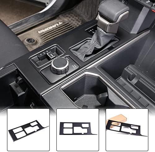 מכונית Aunginsy Central Gear Gear Shift Panel Cimer Civer מתאים ל- Toyot@ Tundra/ekecoia 2022-2023 Gear