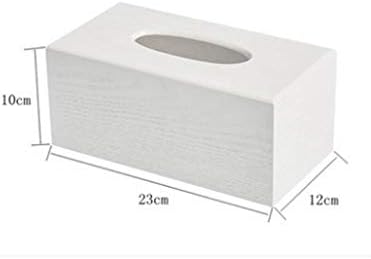 GPPZM קופסת רקמות עץ שולחן עבודה מארגן אחסון נייר