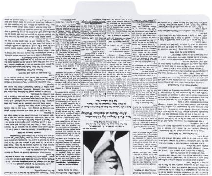 ניו יורק טיימס תיקיות קבצים בעמוד הראשון, סט של 6
