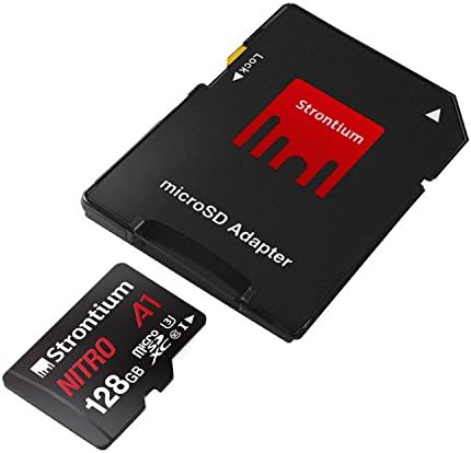 כרטיס זיכרון מיקרו 128 ג ' יגה-בייט 100 מגה-בייט / שניות א1 יו-אס-איי 3 מחלקה 10 וואט / מתאם מהירות גבוהה