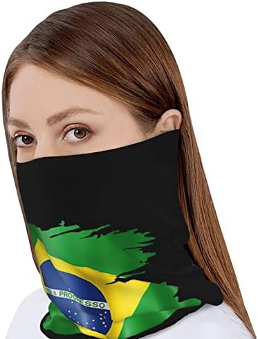 ברזיל דגל תכליתי כפת כובעי גברים נשים ברזילאי רך למתוח גולגולת כובע אופנה צעיף עבור ריצה רכיבה על אופניים