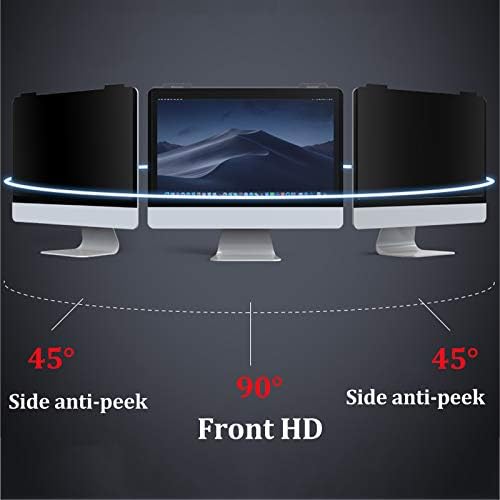 מחשב נייד צג מסך מגן עם פרטיות מסנן - פרימיום פרטיות מסך מסנן - לשימוש חוזר עין הגנת מסך סרט, ברור קדמי, צד פרטיות,