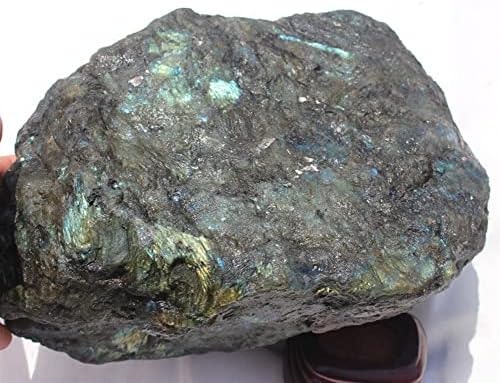 Gosou Chakra Labradorite 14.5 קג זהב כחול זהב טבעי לברדוריט אור ירח Ishihara Glass Creamery to Moonlight Ishihara Ore Rock