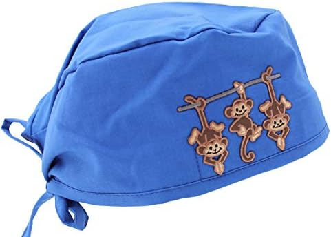 רויאל כחול 3 כיף קופים רפואי לשפשף כובע כובע